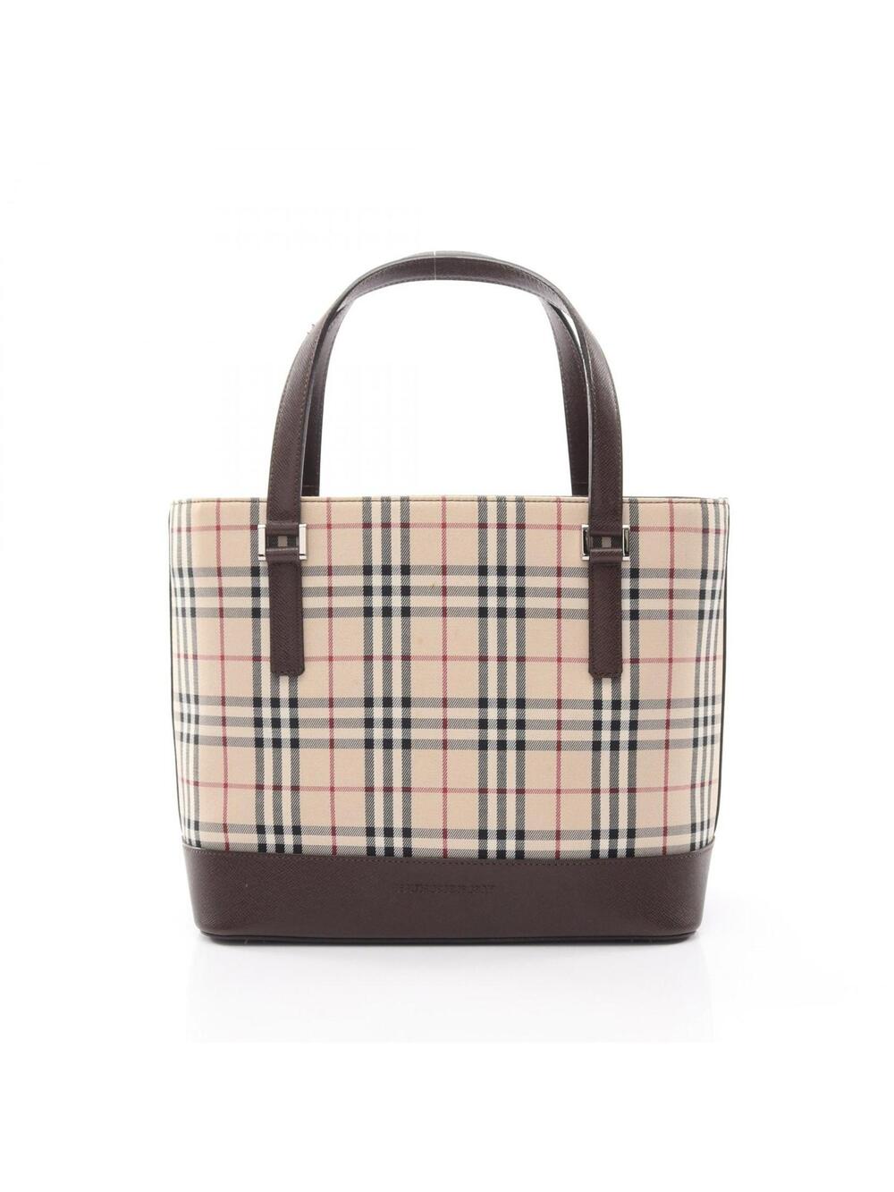 Burberry Nova Check Tote Handbag Canvas #360569B53B